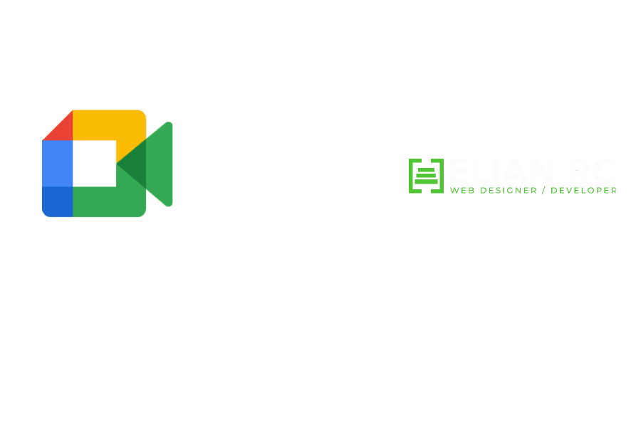 Google meets icon pointing towards Elian RC logo
